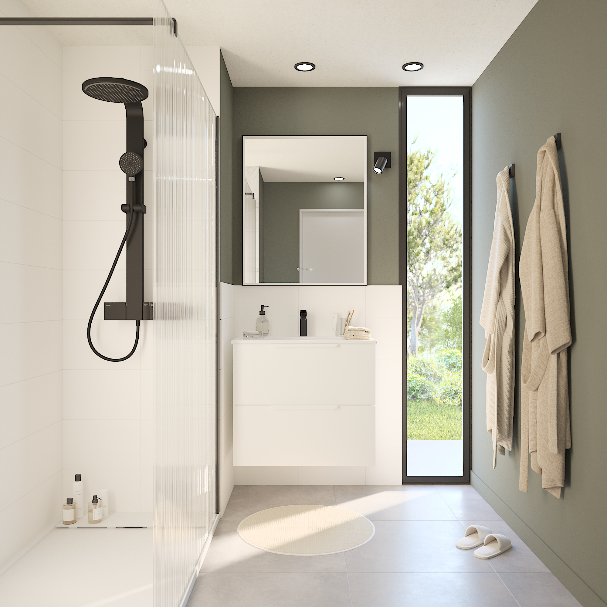 Glazura Frosty White Mat 25x40 Artens - 2