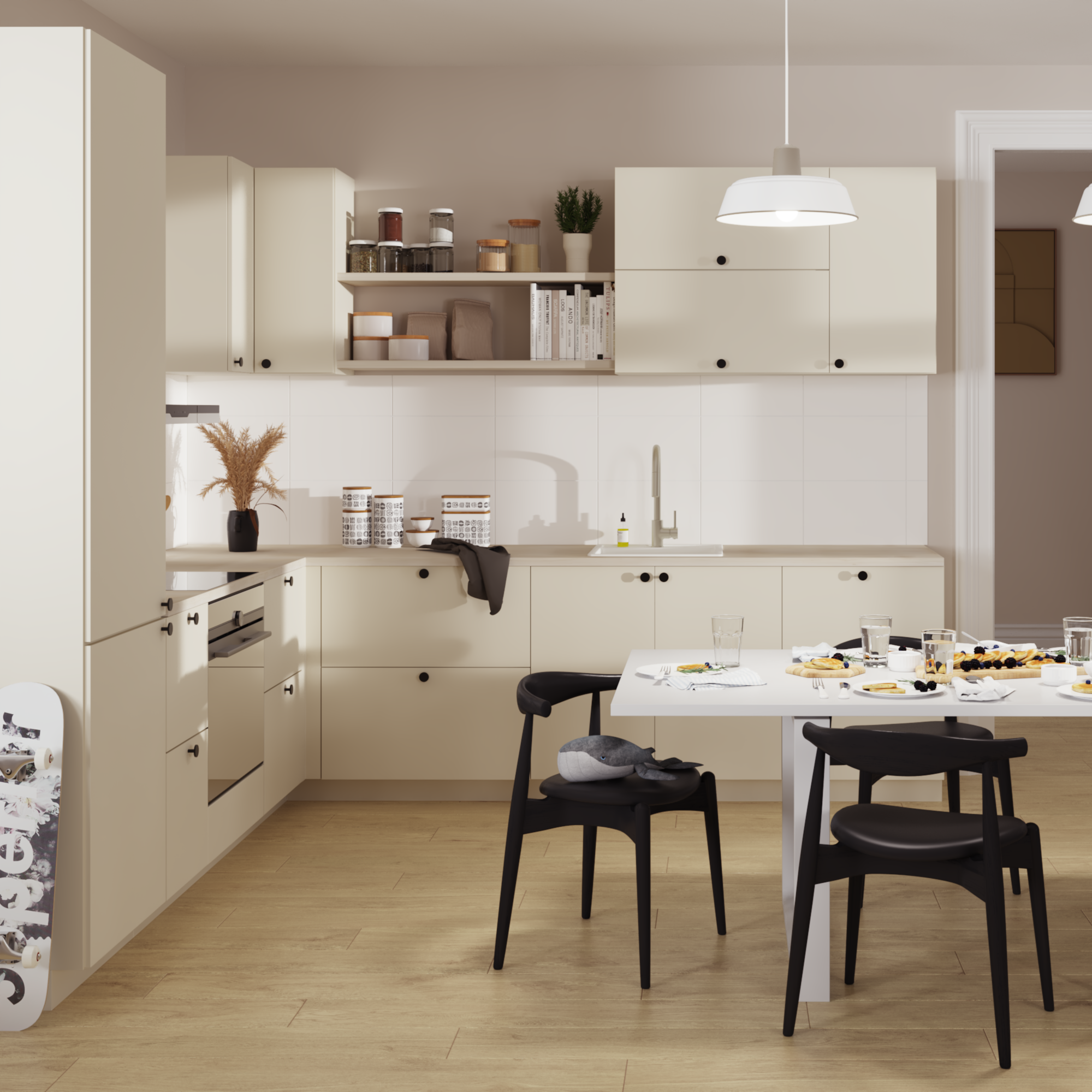 Gres szkliwiony Tomi Cream 19.8x119.8 Artens - 4