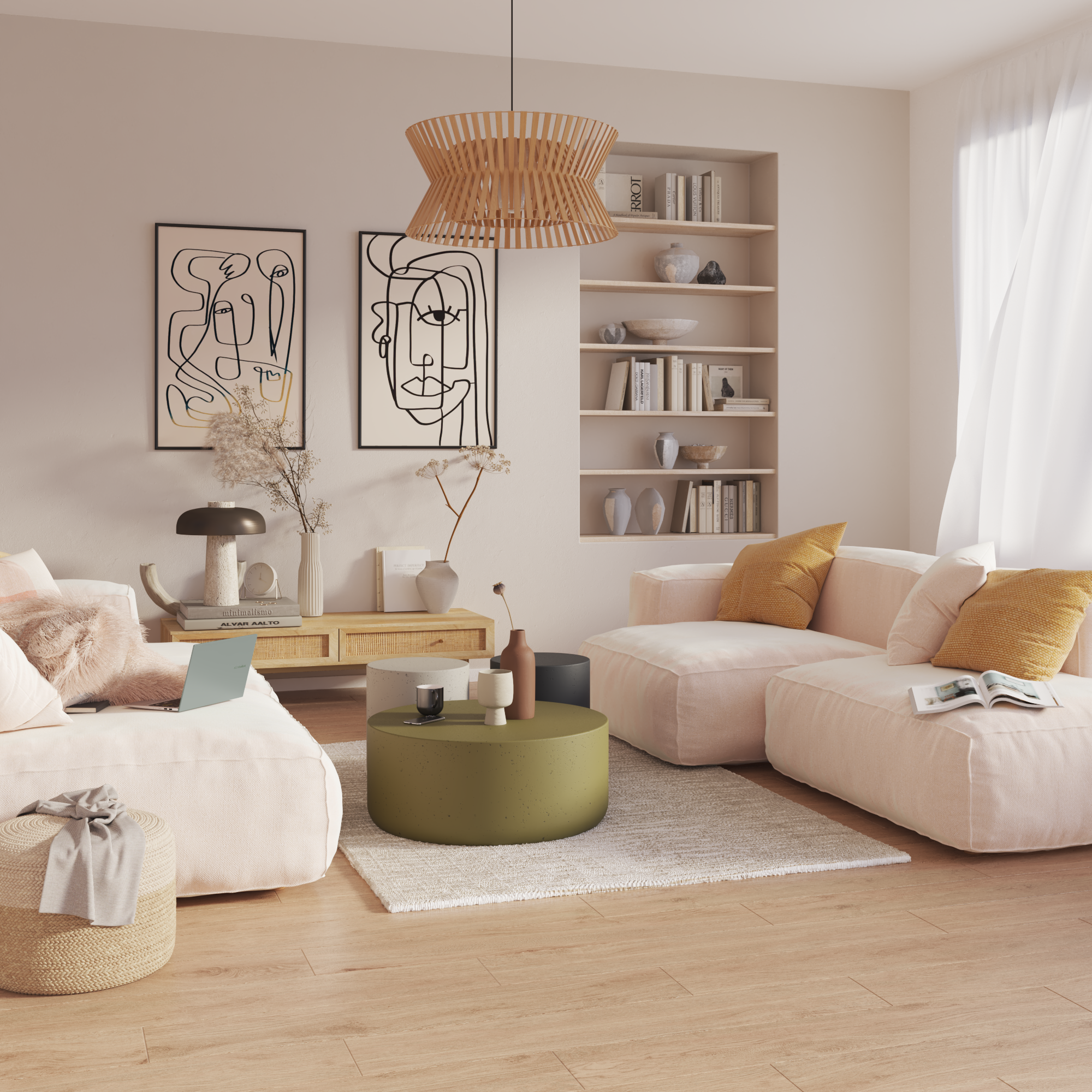 Gres szkliwiony Tomi Beige 19.8x119.8 Artens - 2