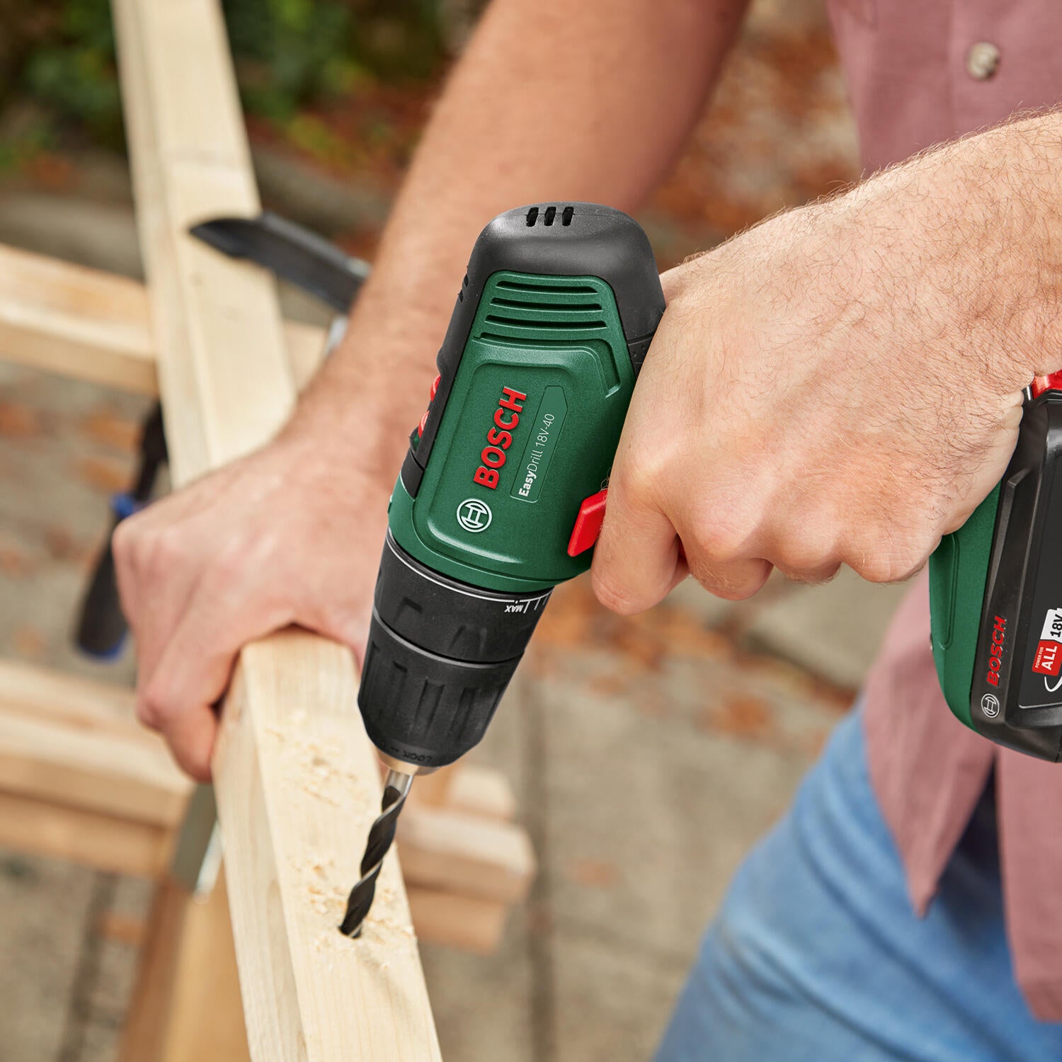 Perceuse sans fil 18 V BOSCH EasyDrill 18V-40, 40 Nm + 2 batteries 2Ah - 6