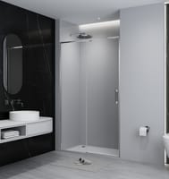 MAMPARA DE DUCHA FRONTAL CORREDERA TEKA INCA SLIM 160CM CROMO - 1