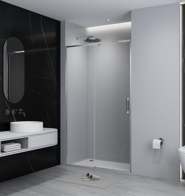MAMPARA DE DUCHA FRONTAL TEKA INCA SLIM 100CM CROMO