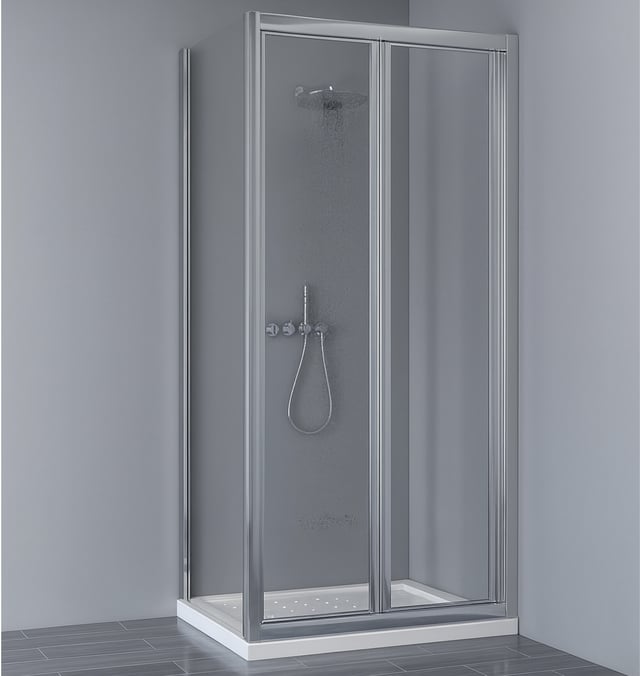 MAMPARA DE DUCHA LATERAL FIJO NAMDRIK 70CM CROMO