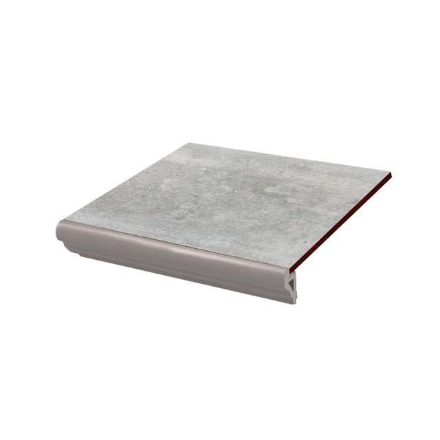 PELDAÑO PORCELÁNICO 33.3X33.3CM SURVIVAL GRIS UNIDAD