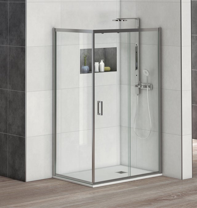 MAMPARA DE DUCHA LATERAL FIJO DENVER PRO 70CM CROMO