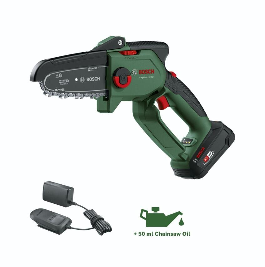 Bosch Motosierra A Batería 18V 2.5Ah 15 Cm Longitud Espada , Leroy Merlin