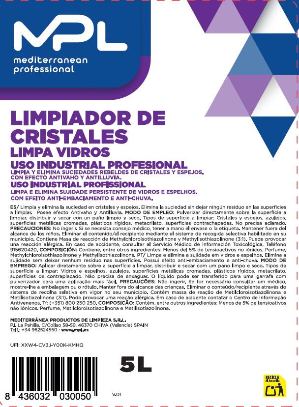 LIMPIACRISTALES 5L - 2