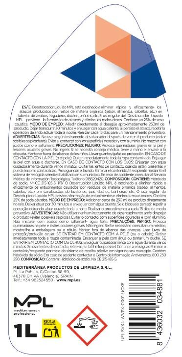 DESATASCADOR LIQUIDO 1L - 2