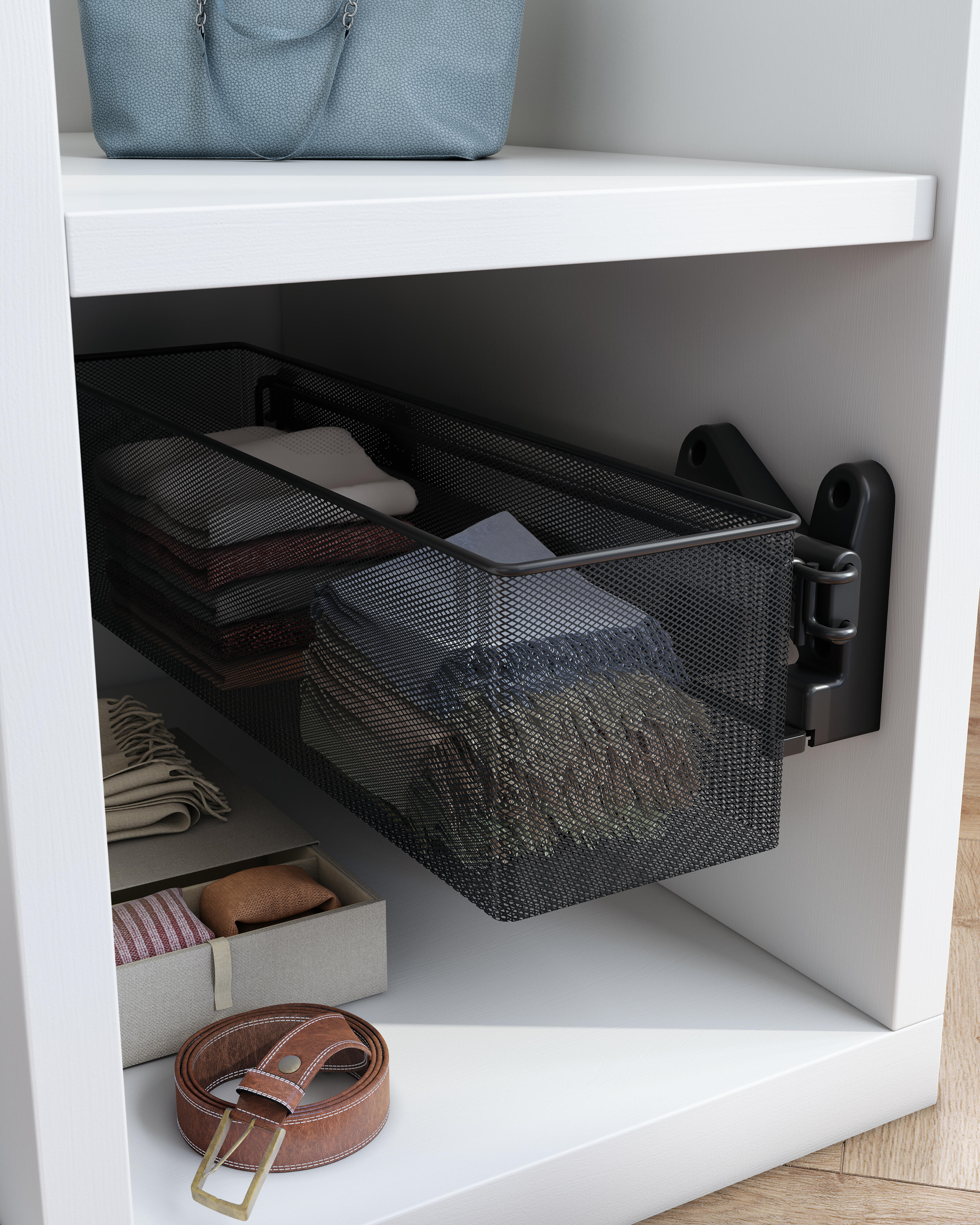 Cesto extraível deslizante lateral Spaceo Evo'M 30x54 cm - 7