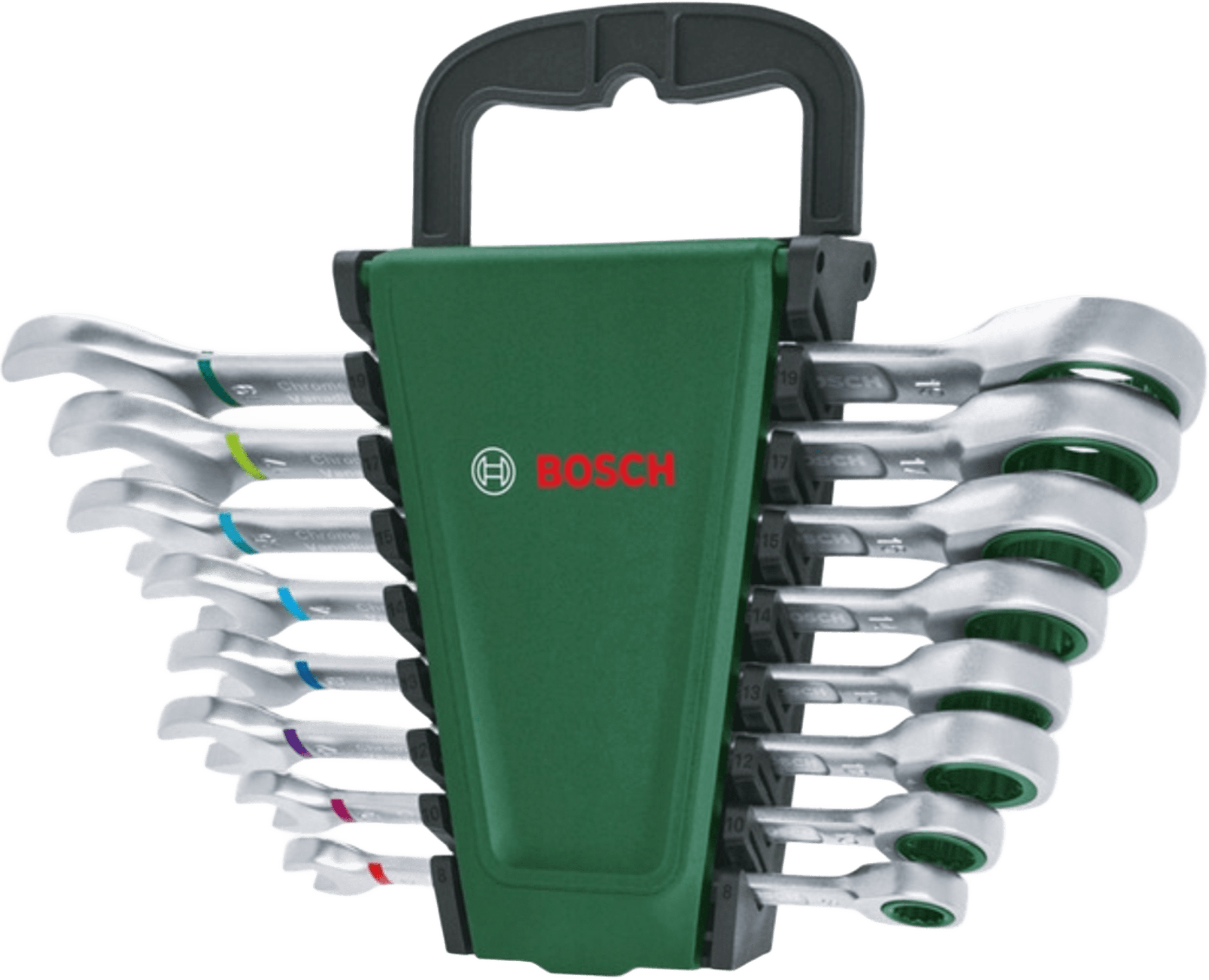 Zestaw kluczy płasko-oczkowych 8 sztuk 8-19 mm Bosch