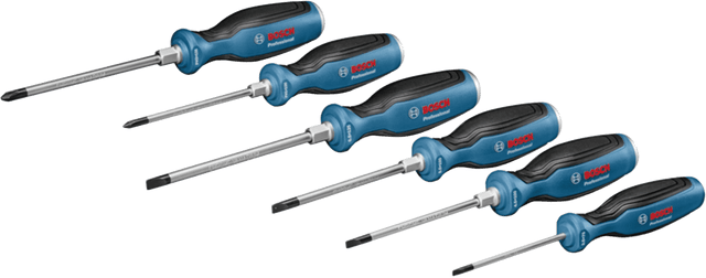 Zestaw wkrętaków 4 wkrętaki SL i 2 wkrętaki PH Bosch Professional