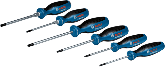 Zestaw wkrętaków 2 TX i SL, 1 PZ i PH SL 3.5x75, TX 20x100, TX 15x75, SL 6.5x125, PZ 2x125, PH 1x100 Bosch Professional
