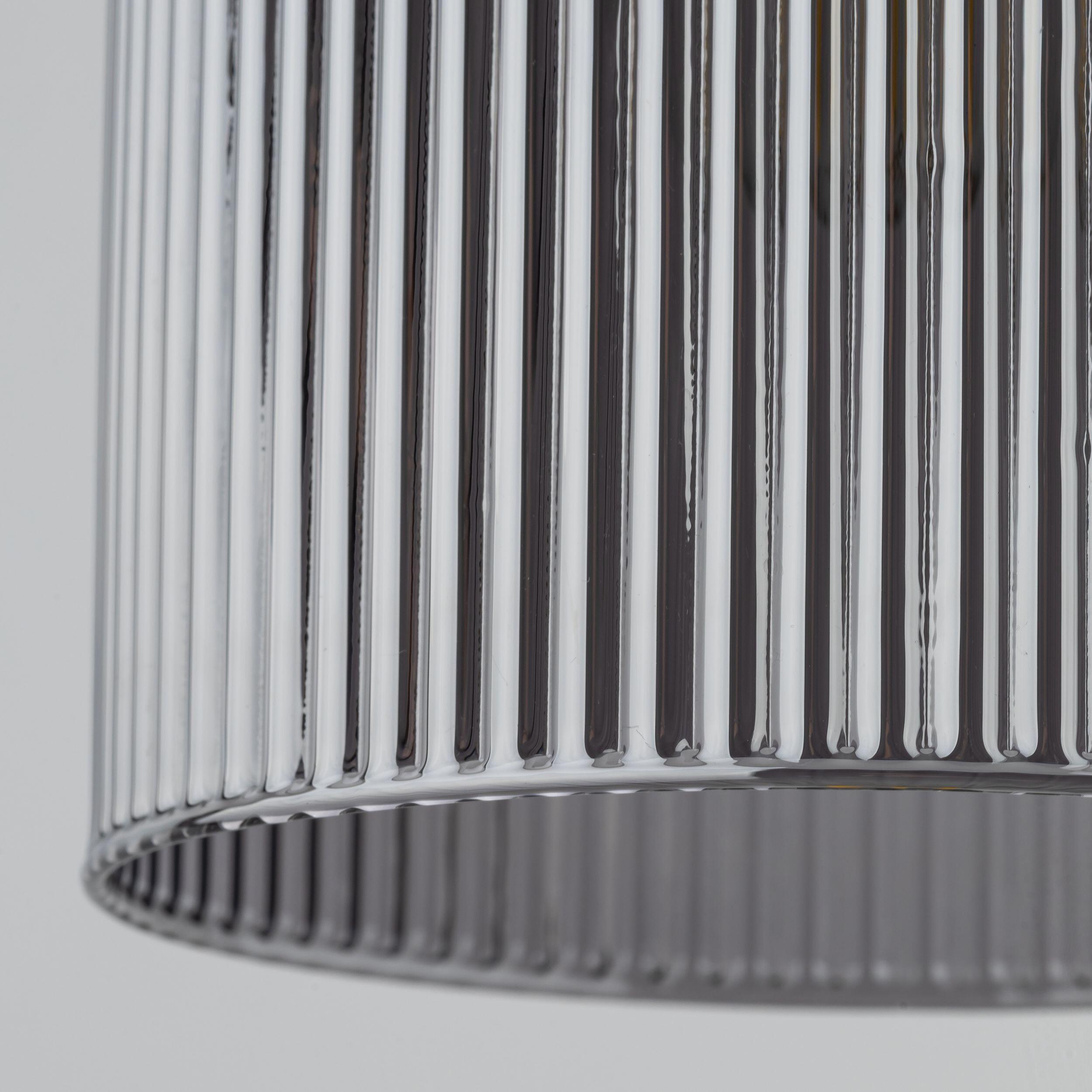 Lampa wisząca szklana Sophia 1xE14 10W 13 cm grafit TK LIGHTING - 8