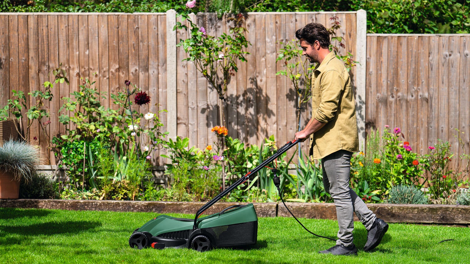 Tondeuse électrique BOSCH EasyRotak 32-205, 1200 W 230 V, l.32 cm - 3