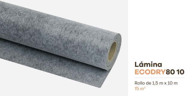 Lámina impermeabilizante ECODRY80 10 1,5X10