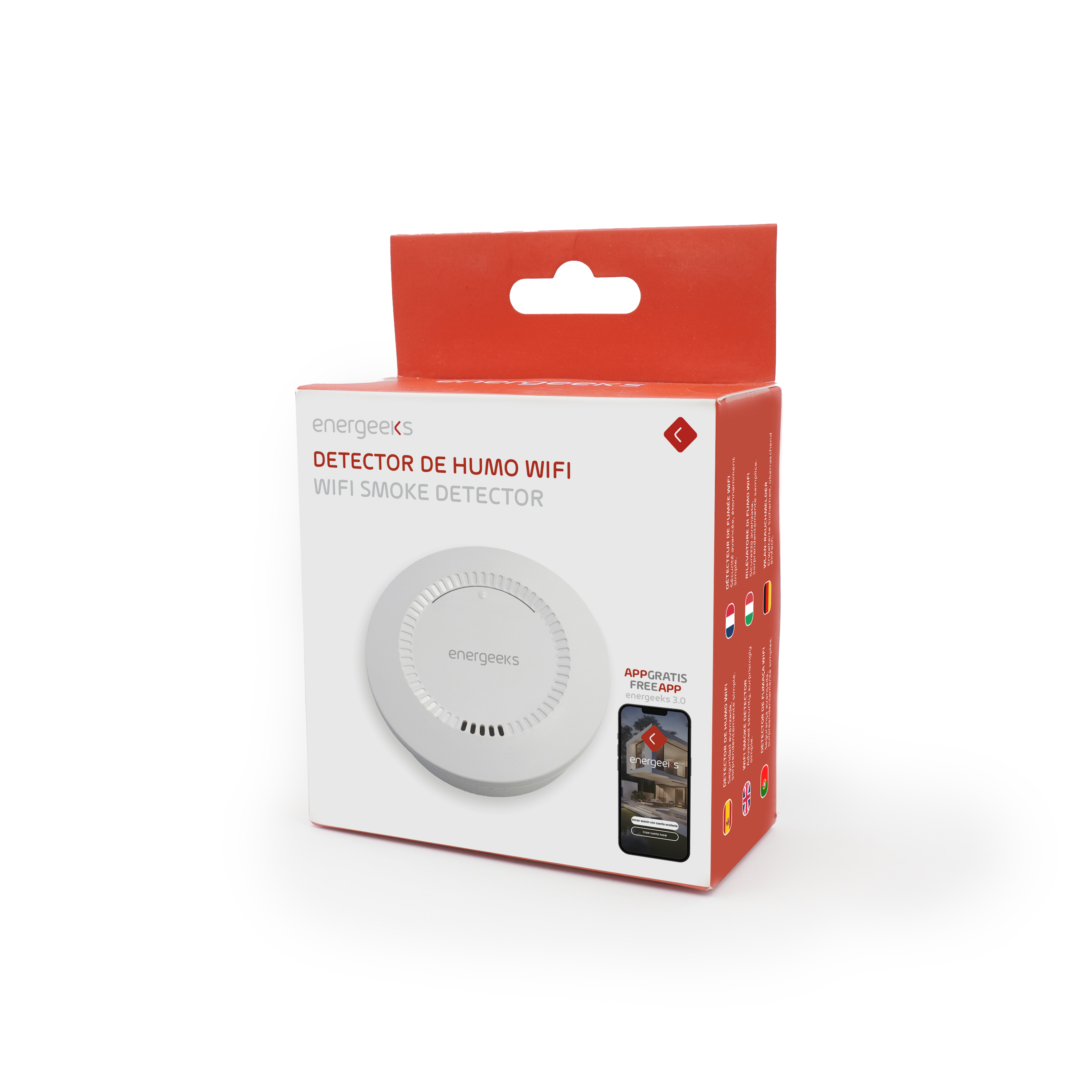 Sensor de fumo com sirene incorporada Wifi - 5