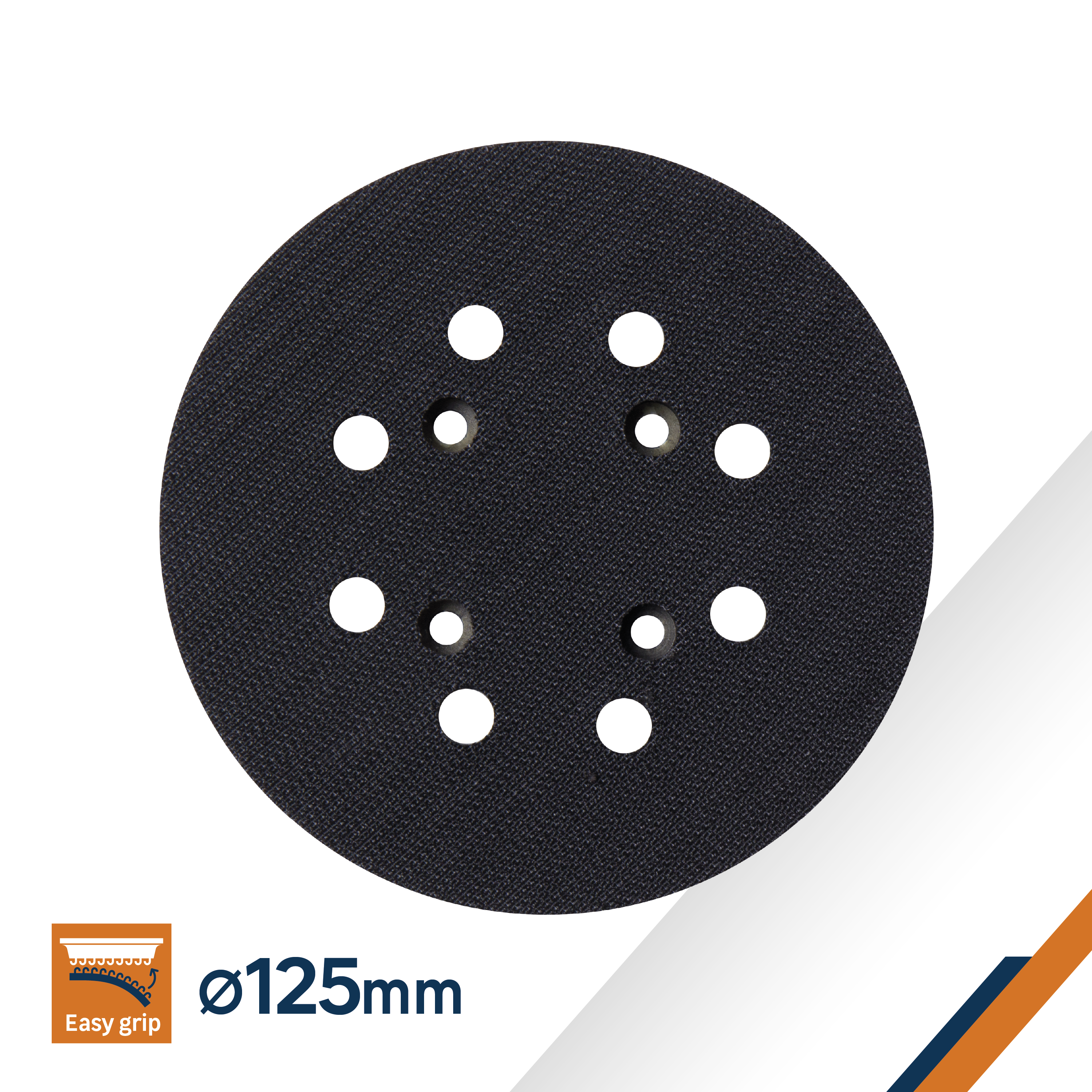 Pad pour ponceuse excentrique DEXTER, l.150 x L.150 mm - 6