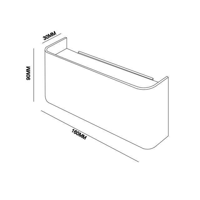 APLIQUE LED MAYA SLIM 5W BLANCO CCT