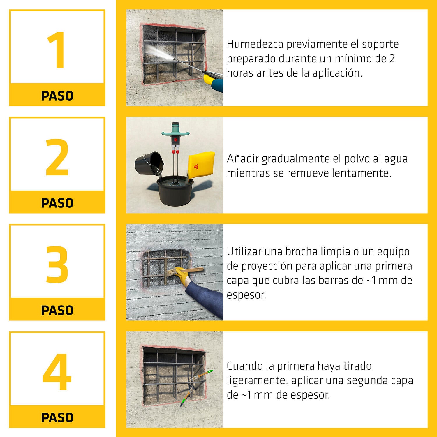 REVESTIMIENTO ADHERENCIA SIKA MONOTOP 110ES 4 KG - 2
