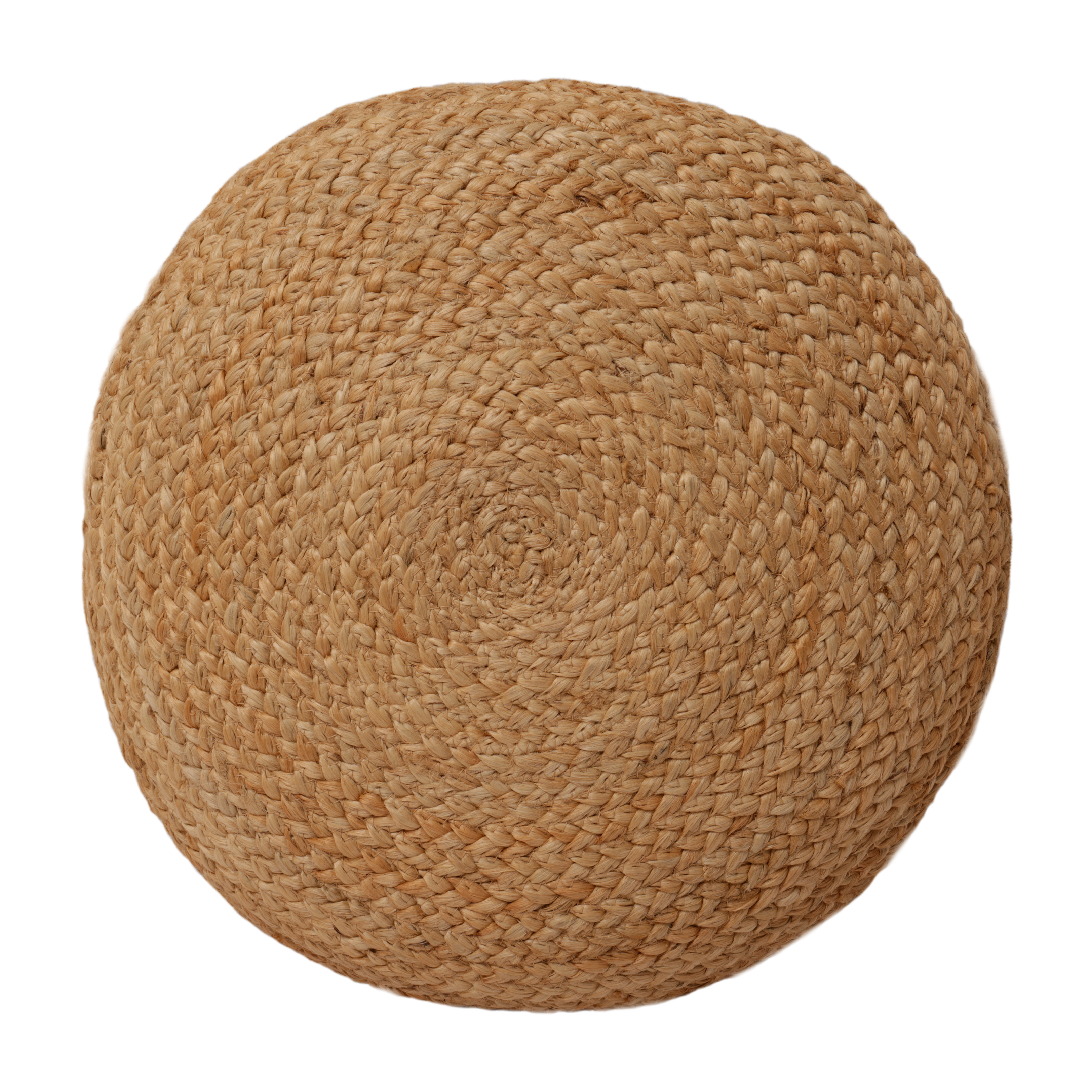 Coussin de sol Nils, jute, l.50 x L.50 cm, INSPIRE - 3