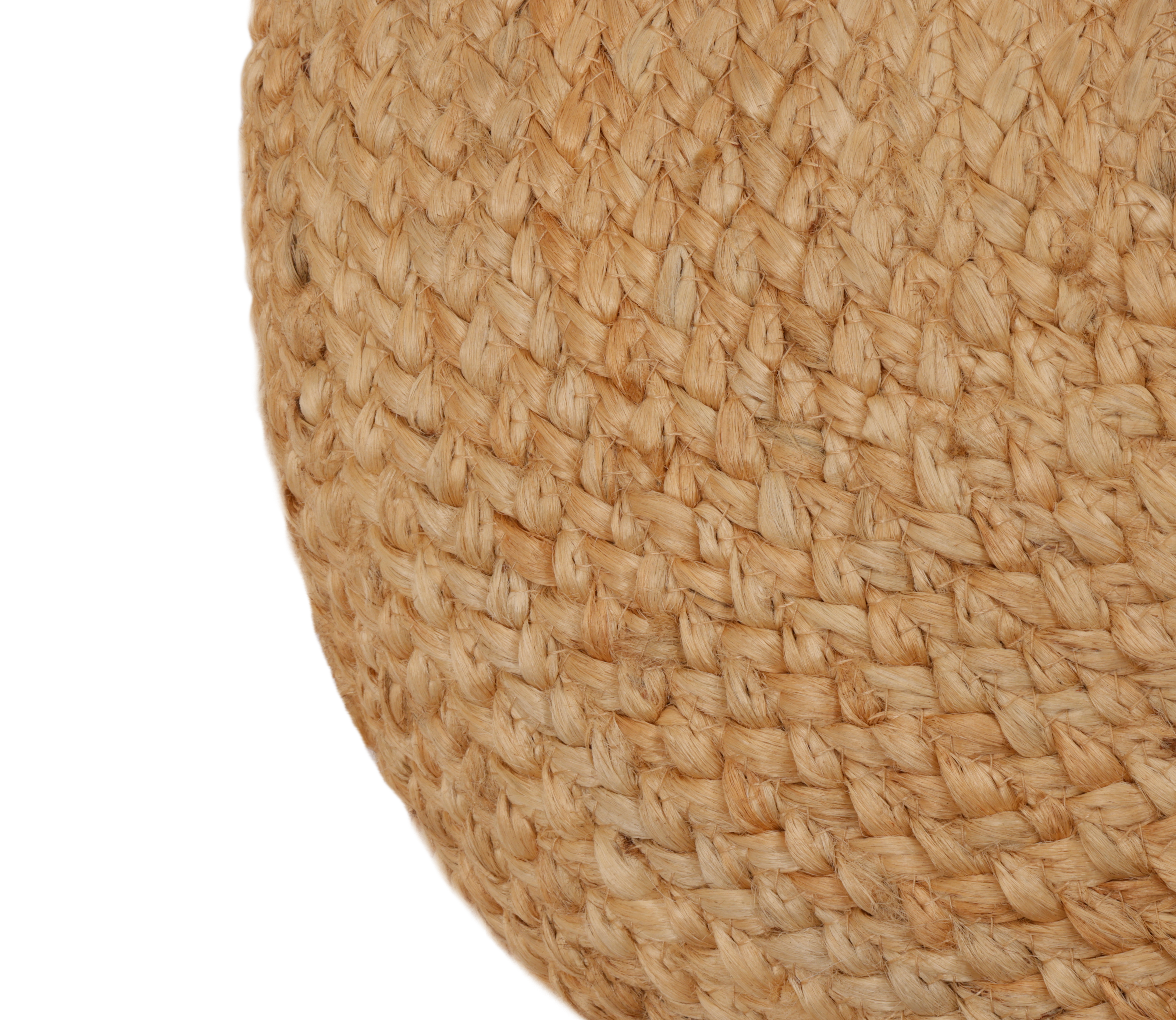 Coussin de sol Nils, jute, l.50 x L.50 cm, INSPIRE - 5
