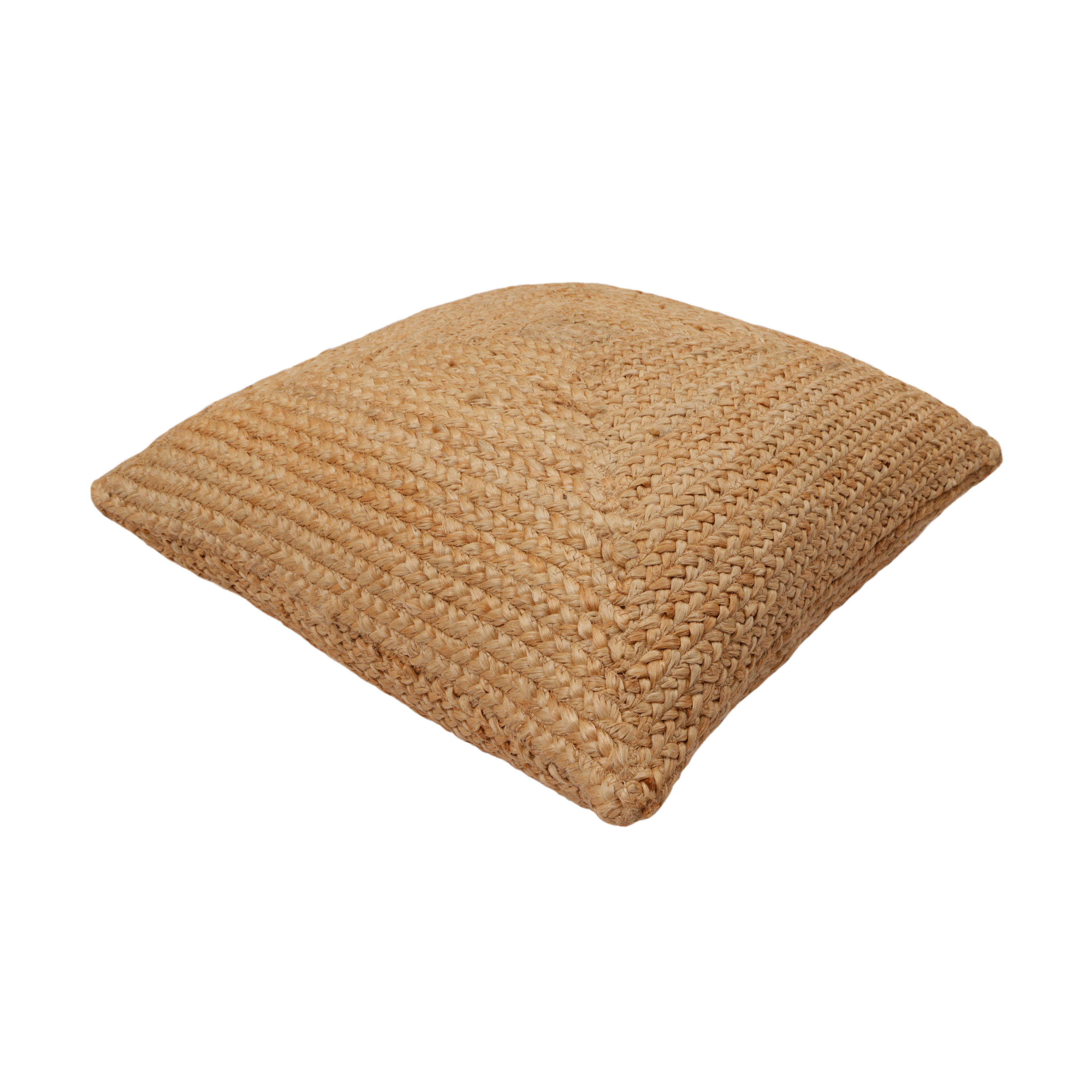Coussin de sol Nils, jute, l.60 x L.60 cm, INSPIRE - 3