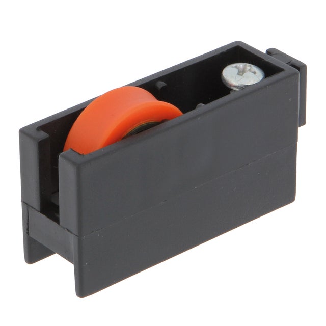 RODAMIENTO PARA VENTANA 48X26MM NYLON NEGRO 2 UDS