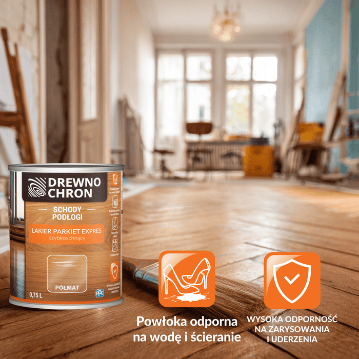 Lakier do parkietu - produkt