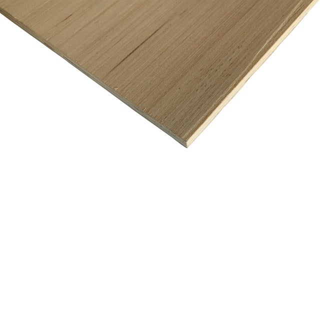Pannello legno L 80 x H 60 cm Sp 10 mm avorio rigato, pioppo