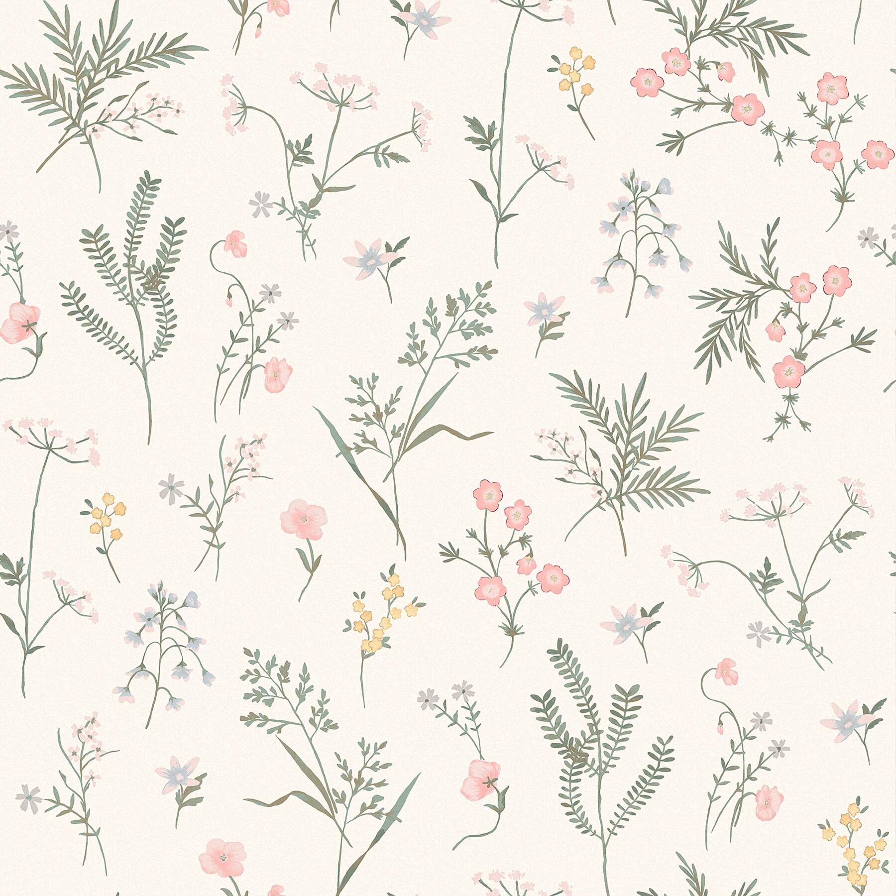 Papier peint intissé, Laura Ashley 2, crosswell, rose - 3
