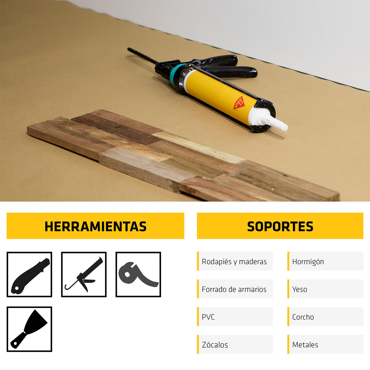 ADHESIVO ELÁSTICO SIKABOND 114 MAXGRIP 300 CM3 - 2