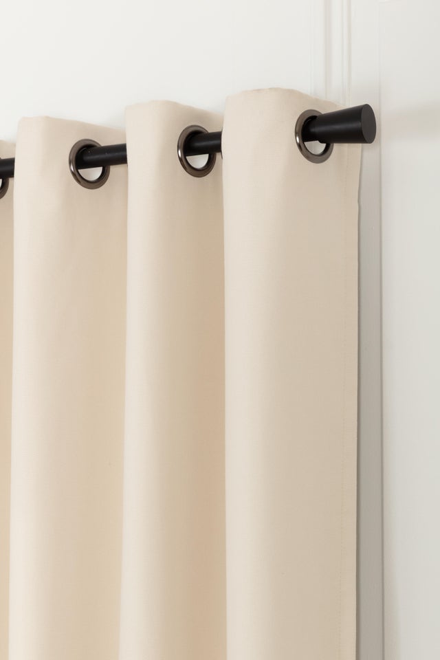 Rideau tamisant phonique, Cocoon, beige H.250 x l.130 cm