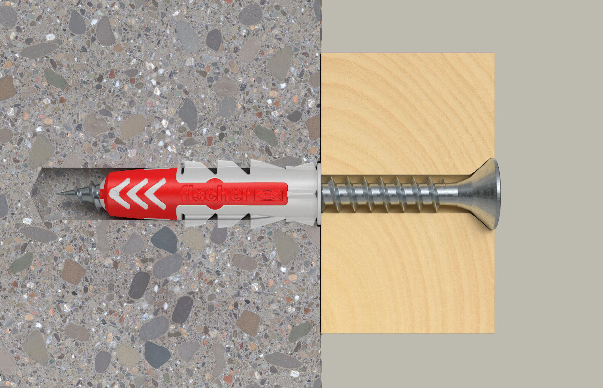 Bolsa con 120 tacos y tornillos duopower de 6x30 - 2