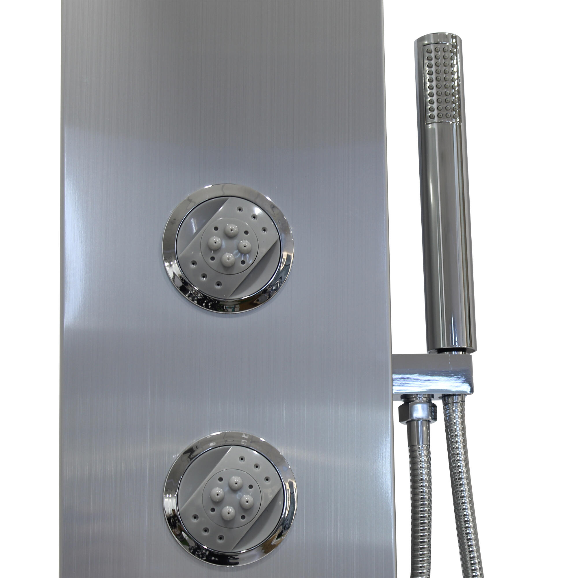 Columna de hidromasaje Kelvin 150x20 cm de color cromo
 - 5