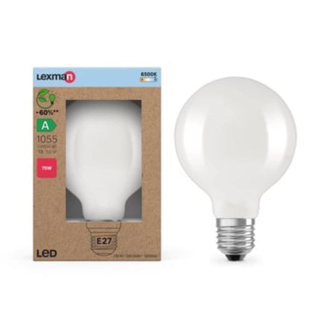 Zarowka led e27 4 9 w 1055 lm zimna biel lexman klasa a 94342768