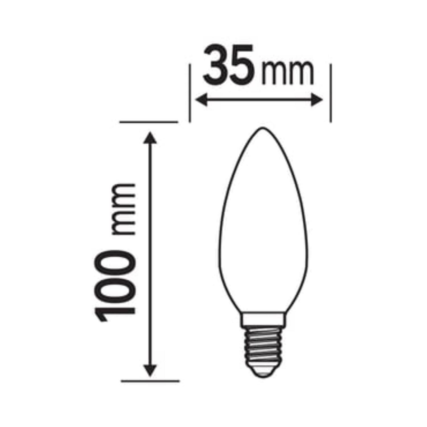 Żarówka LED E14 3.8 W 806 lm Ciepła Biel Lexman Klasa A - 2
