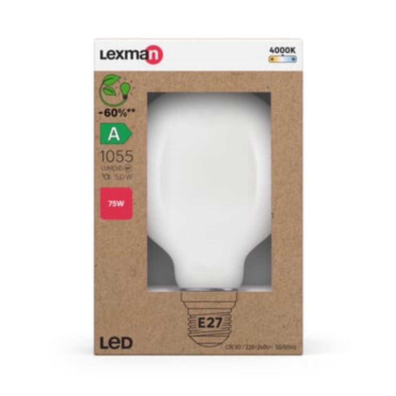 Bombilla LED filamento E27 globo deslustrado 5W 1055 lm blanco neutro - 5