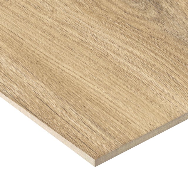 Carrelage sol/mur intérieur effet bois chêne Timor l.120 x L.23 cm