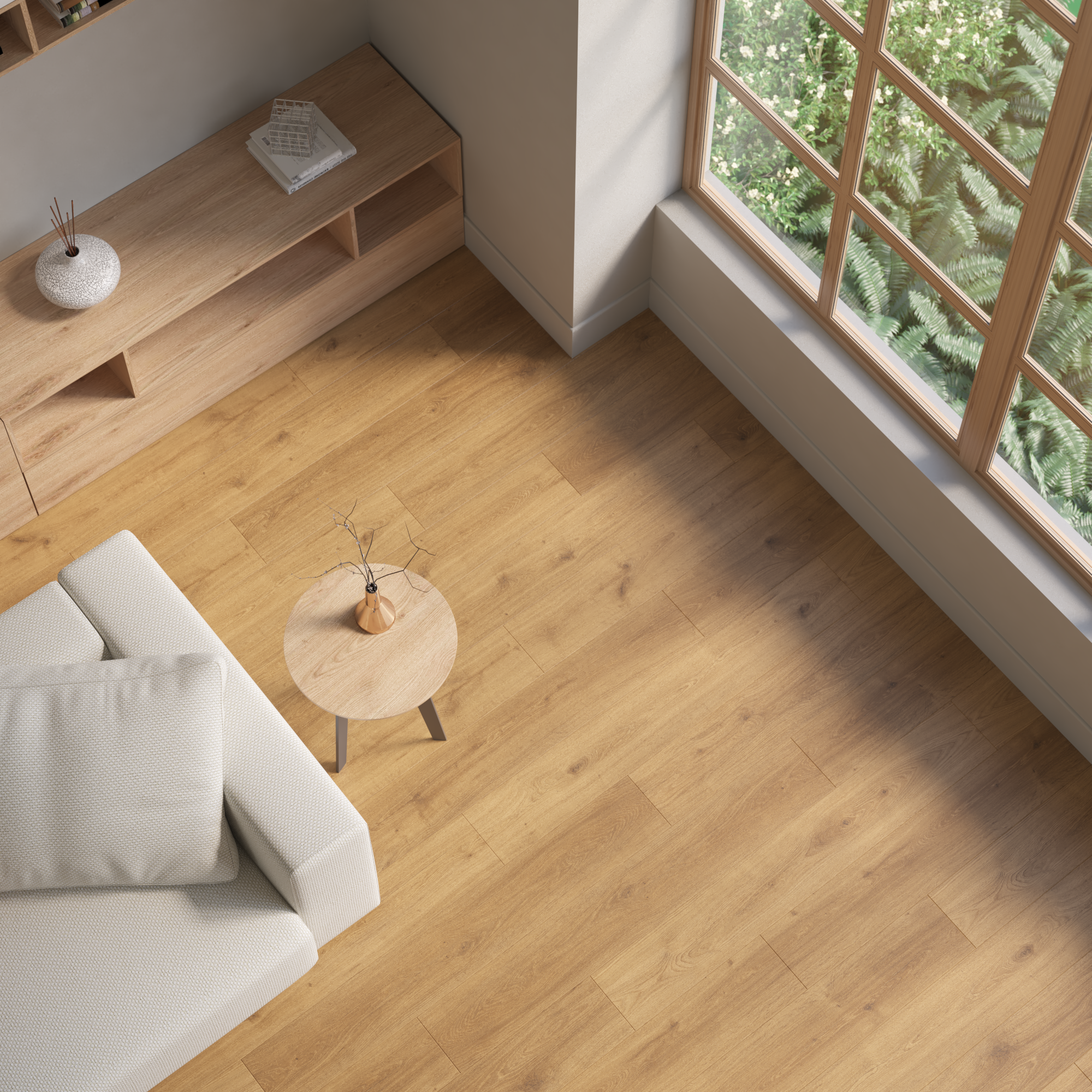 Pavimento flutuante laminado Junia superior resistente à água 8 mm Artens NAT340 - 9