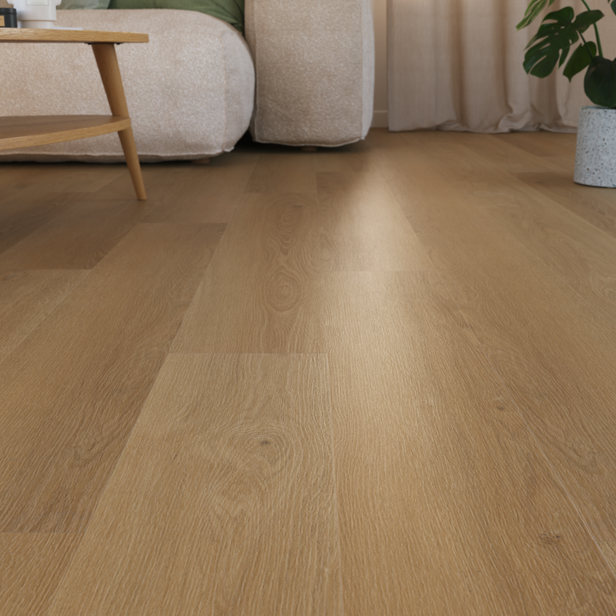 Lame PVC clipsable forte sous-couche intégrée ARTENS Lissandra bois naturel - 3