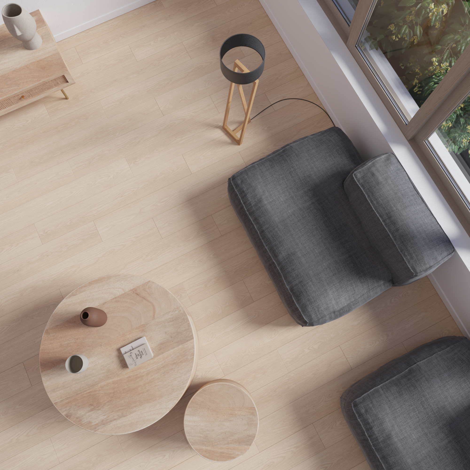 Panele podłogowe laminowane wodoodporne AC5 8 mm Artens Lutena naturalne drewno - 7