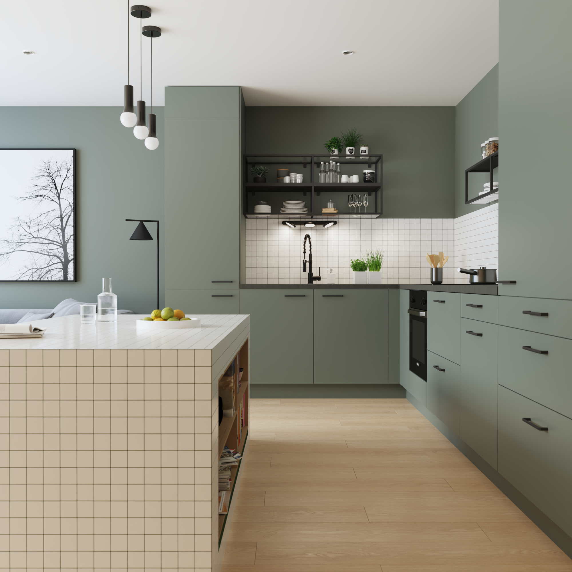 Panele podłogowe laminowane wodoodporne AC5 8 mm Artens Lutena naturalne drewno - 6