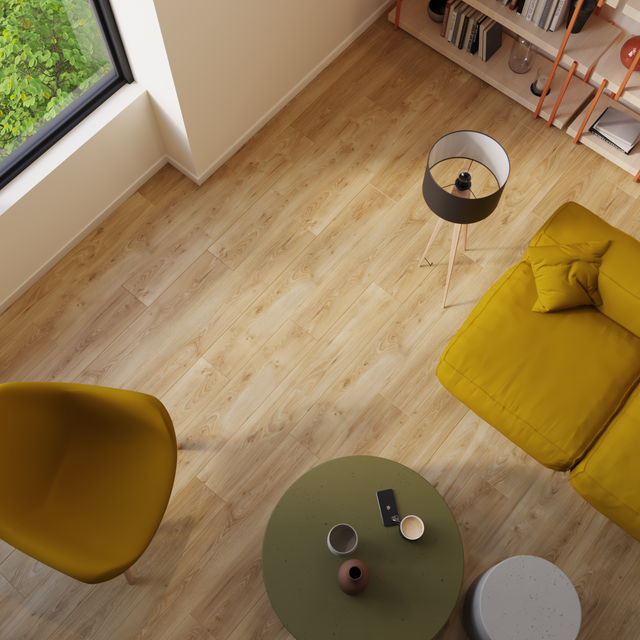 Pavimento laminato effetto legno miele, AC5 classe 33, sp. 8 mm, ARTENS Malte, 2.17 m²