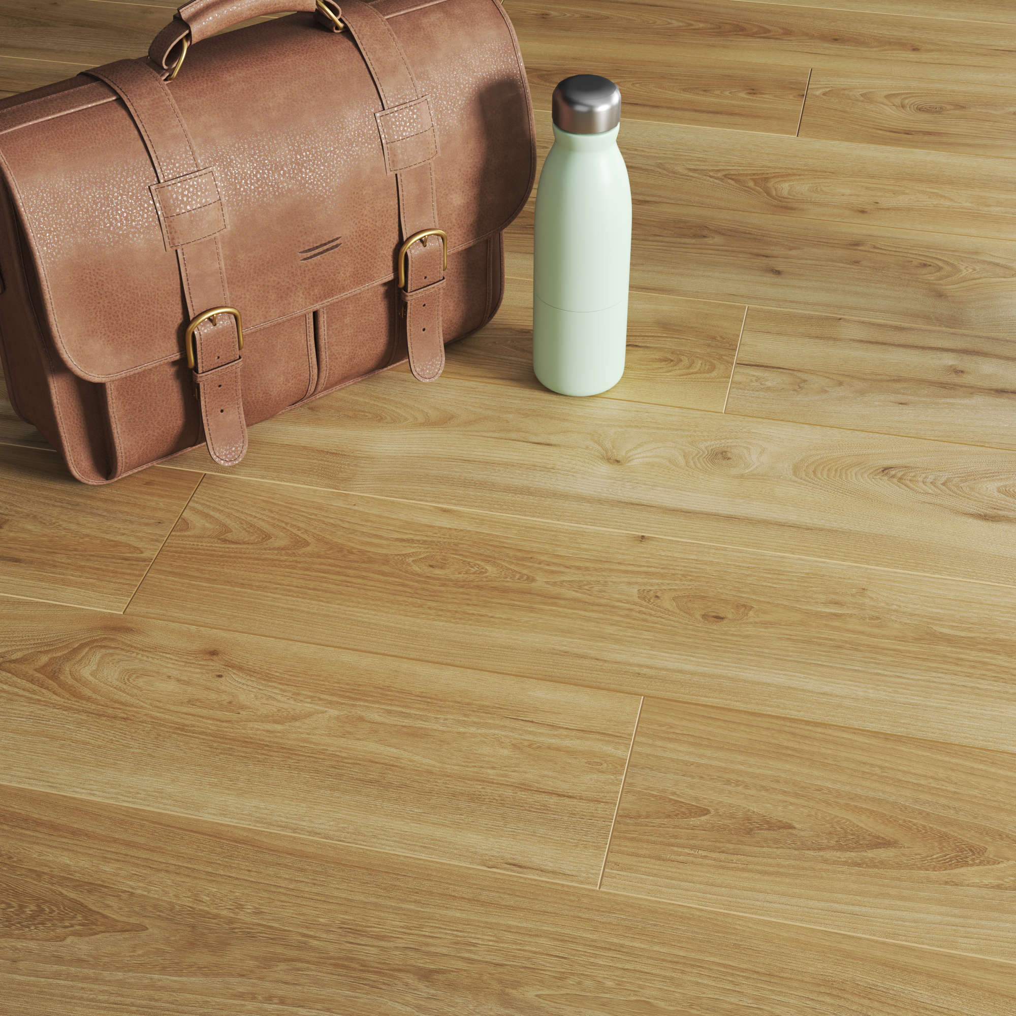 Pavimento flutuante laminado Malte resistente à água 24h superior 8 mm Artens NAT348 - 3