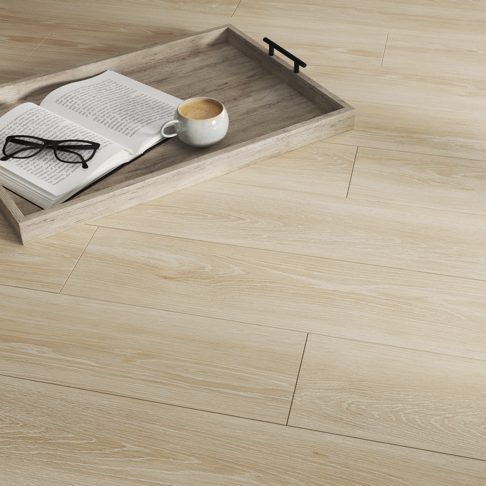Panele podłogowe laminowane wodoodporne Artens AC4 8 mm Nacena naturalne drewno - 6