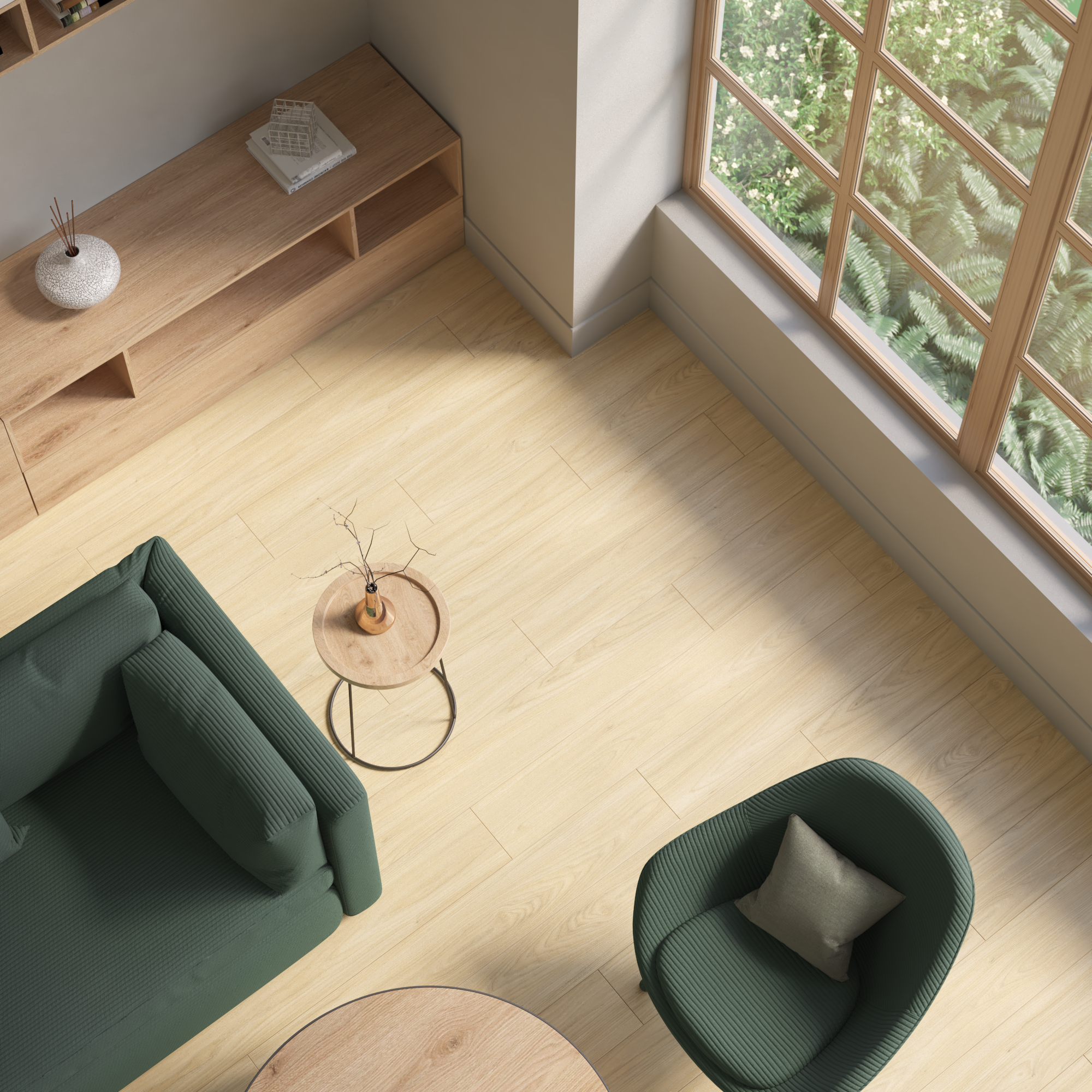 Pavimento flutuante laminado Zelia resistente à água 24h superior 8 mm Artens - 9