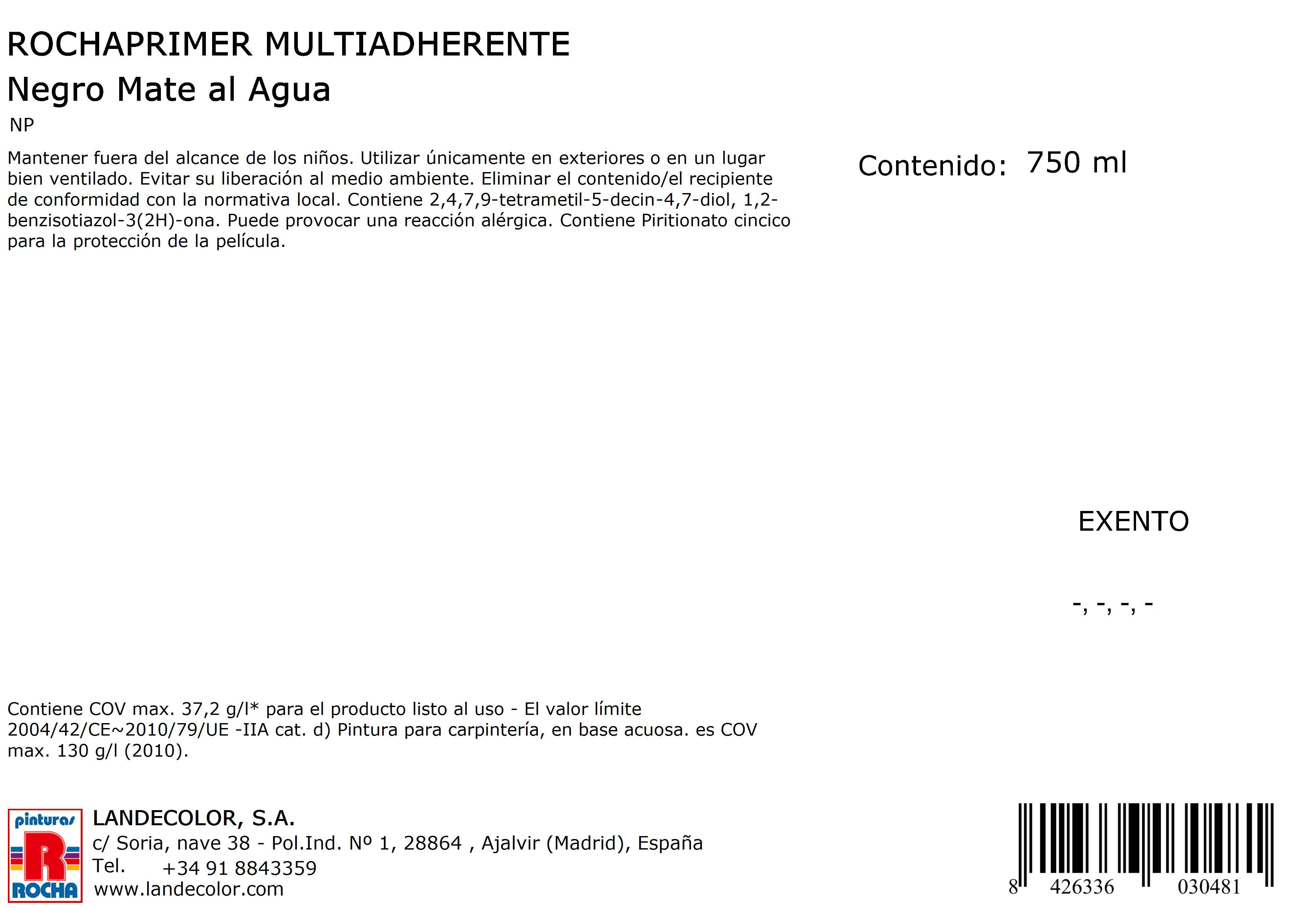 IMPRIMACIÓN ACRÍLICA MULTISUPERFICIE 750ML NEGRO - 3