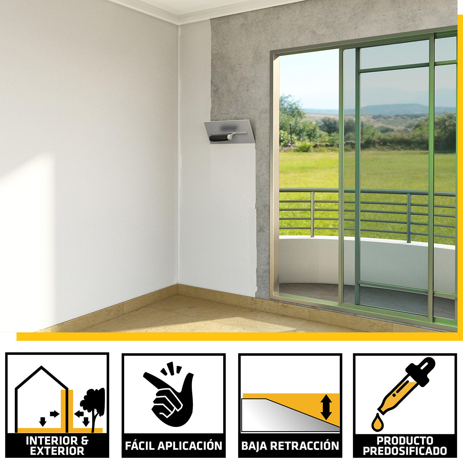 MORTERO DE REGULARIZACIÓN SIKADECOR-803 NATURE 30 KG BLANCO - 7