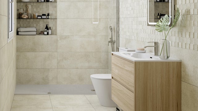 ducha a ras de suelo