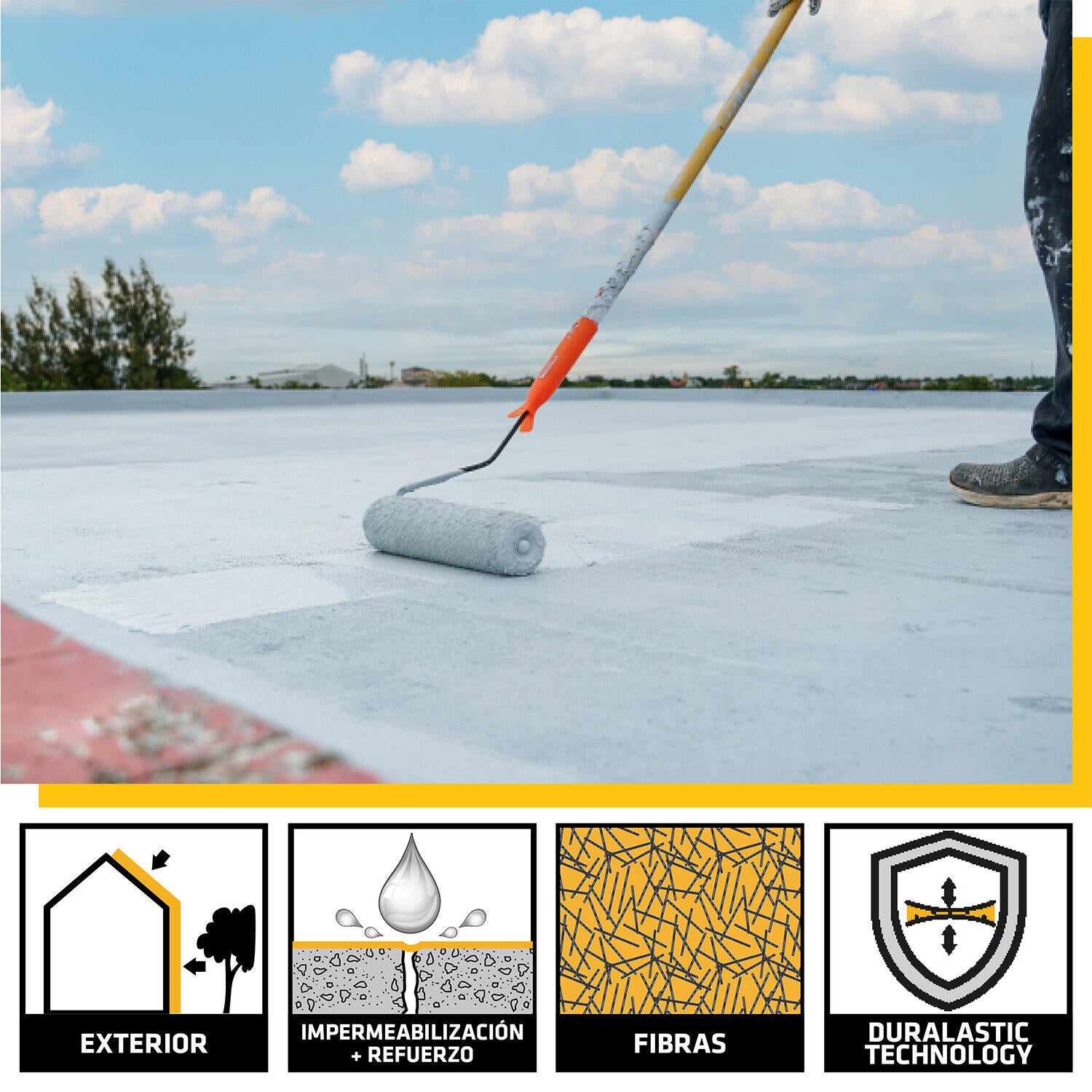 REVESTIMIENTO ELÁSTICO SIKAFILL-370 FIBRAS 5 KG GRIS - 5